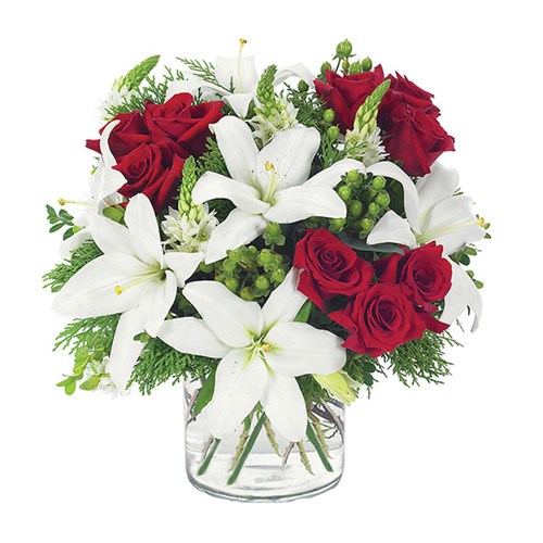 Lovely lily & rose cube for holiday gifts (BF97-11)