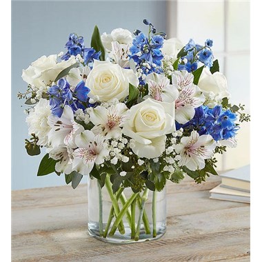 Loving Sentiments Bouquet Blue