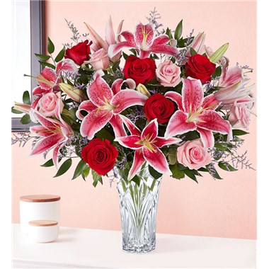 Marquis By Waterford® Blushing Rose & Lily Bouquet