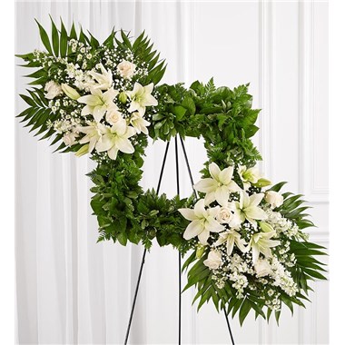Cherished Remembrance™ Wreath - All White