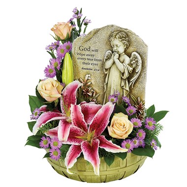 Praying Angel Basket