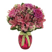 Precious pink flower bouquet for sale at Ingallina's online gift shop