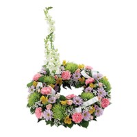 Cremation/Memorial Floral Wreath (BF193-11KL)